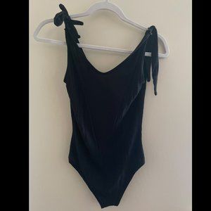 Plunging Tie Bodysuit NastyGal